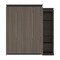 Bestar Orion Queen Murphy Bed with Narrow Shelving Unit (85W), Bark Gray & Graphite 116880-000047 - alternate 3